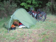 Übernachtung am Waldrand