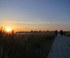 Aktau am Abend