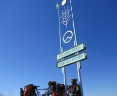 Pause am Strassenrand