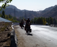 unterwegs in Richtung Tashkent