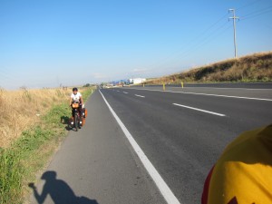 aufregende Strasse in der Türkei
