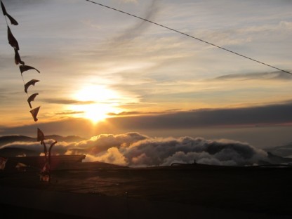 Sonnenaufgang auf dem Sri Pada