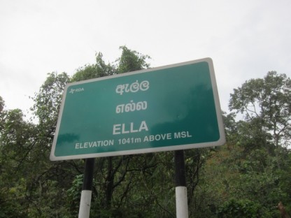 Ortsschild Ella